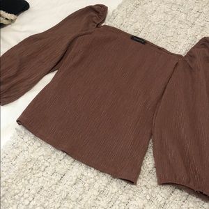 Dynamite puffy sleeve blouse